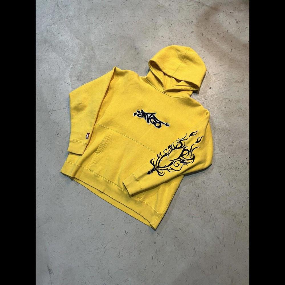Vintage Jnco Tribal Embroidered Flame Hoodie Men Size Large Excellent Condition